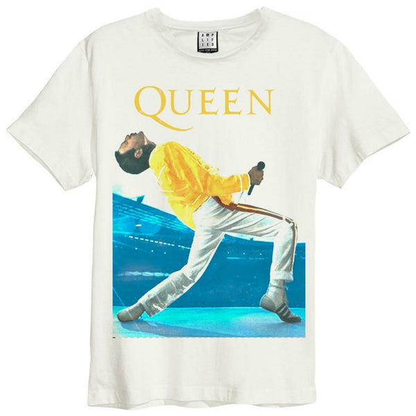 QUEEN クイーン - FREDDIE MERCURY TRIANGLE / Amplified（ ブランド ） / Tシャツ / メンズ