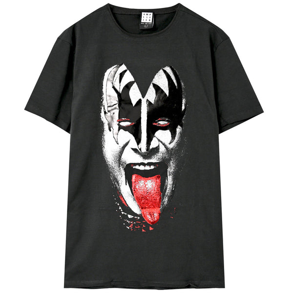 KISS キッス (結成50周年 ) - 【世界限定500着 Foil Print特別仕様】Gene Simmons / Amplified（  ブランド ） / Tシャツ / メンズ