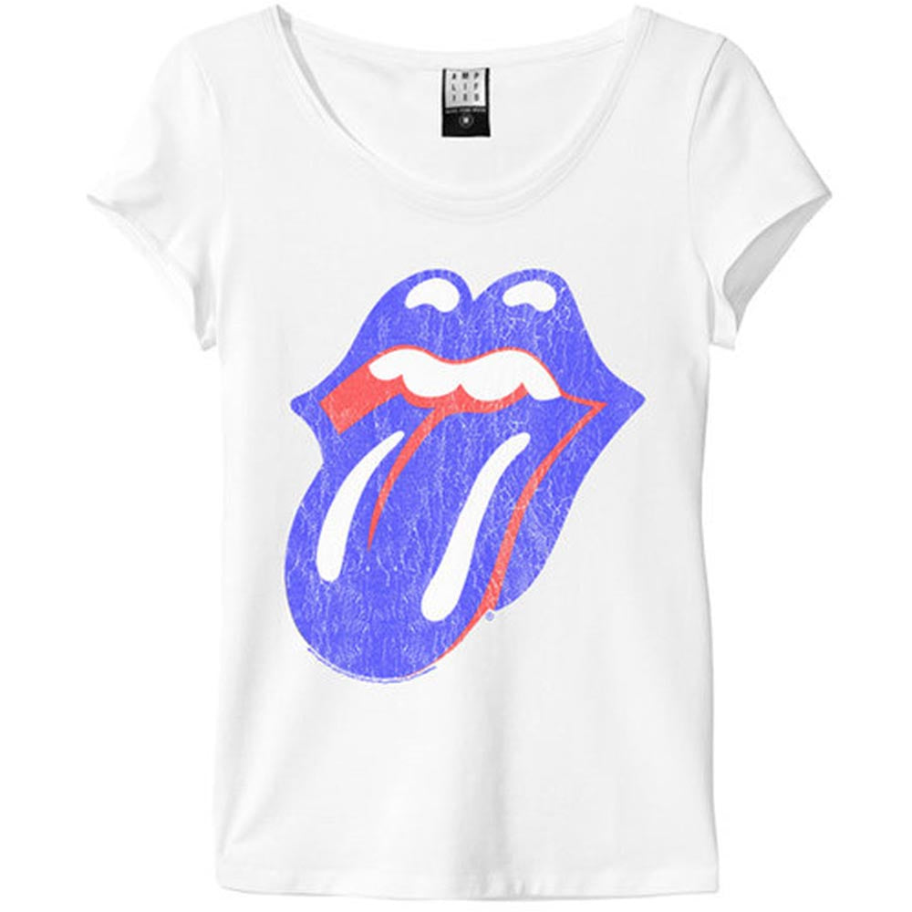 レア Rolling Stones スタッズ Tシャツ ブルー Mサイズ ROLLING STONES ローリングストーンズ - BLUE AND LONESOME