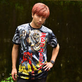 IRON MAIDEN アイアンメイデン (来日 45周年 ) - NUMBER OF THE BEAST / バックプリントあり / Amplified（ ブランド ） / Tシャツ / メンズ