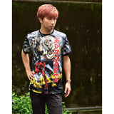 IRON MAIDEN アイアンメイデン (来日 45周年 ) - NUMBER OF THE BEAST / バックプリントあり / Amplified（ ブランド ） / Tシャツ / メンズ