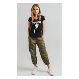 JUSTIN BIEBER ジャスティンビーバー - PROFILE / Amplified（ ブランド ） / レア / Tシャツ / レディース