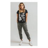 JUSTIN BIEBER ジャスティンビーバー - BIEBER / Amplified（ ブランド ） / レア / Tシャツ / レディース