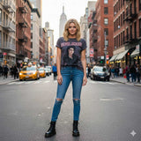 MICHAEL JACKSON マイケルジャクソン - BAD DIAMANTE / Amplified（ ブランド ） / ヴィンテージ / Tシャツ / レディース