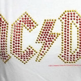 AC/DC エーシーディーシー (結成50周年 ) - Logo DIAMANTE / Amplified（ ブランド ） / Tシャツ / レディース