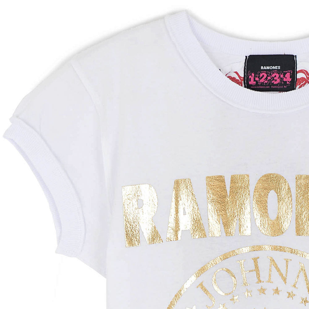 RAMONES ラモーンズ - Gold Foil / Amplified（ ブランド ） / Tシャツ / レディース